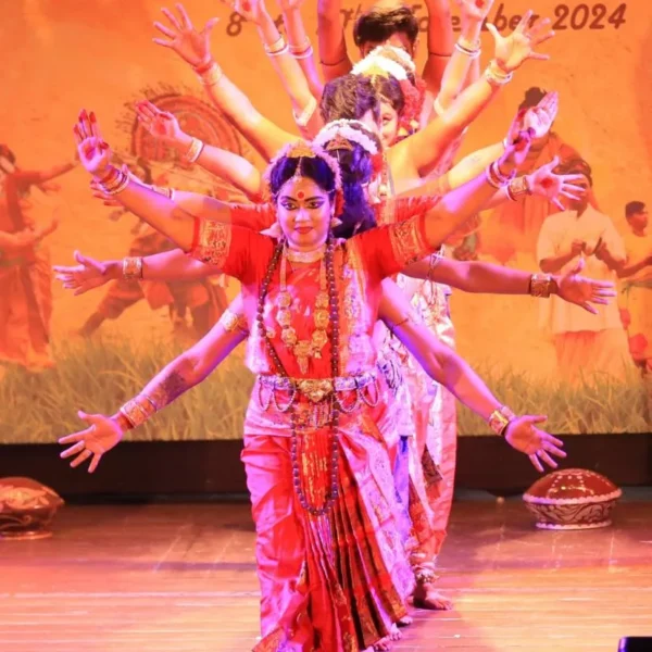 a group of people on a stage