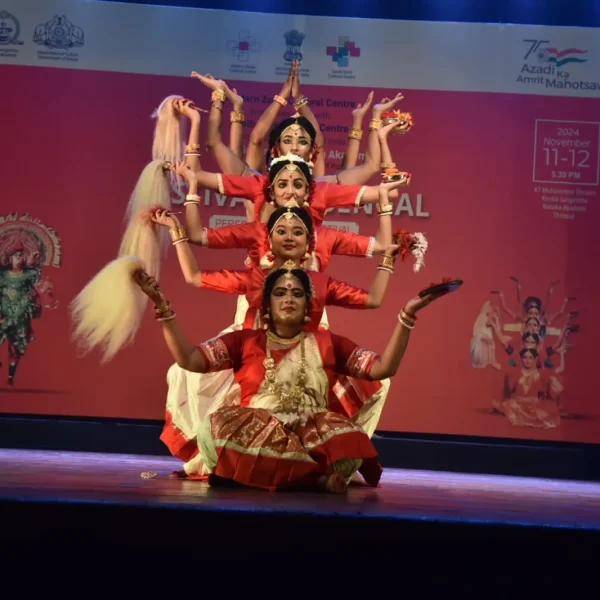 a group of women performing on a stage